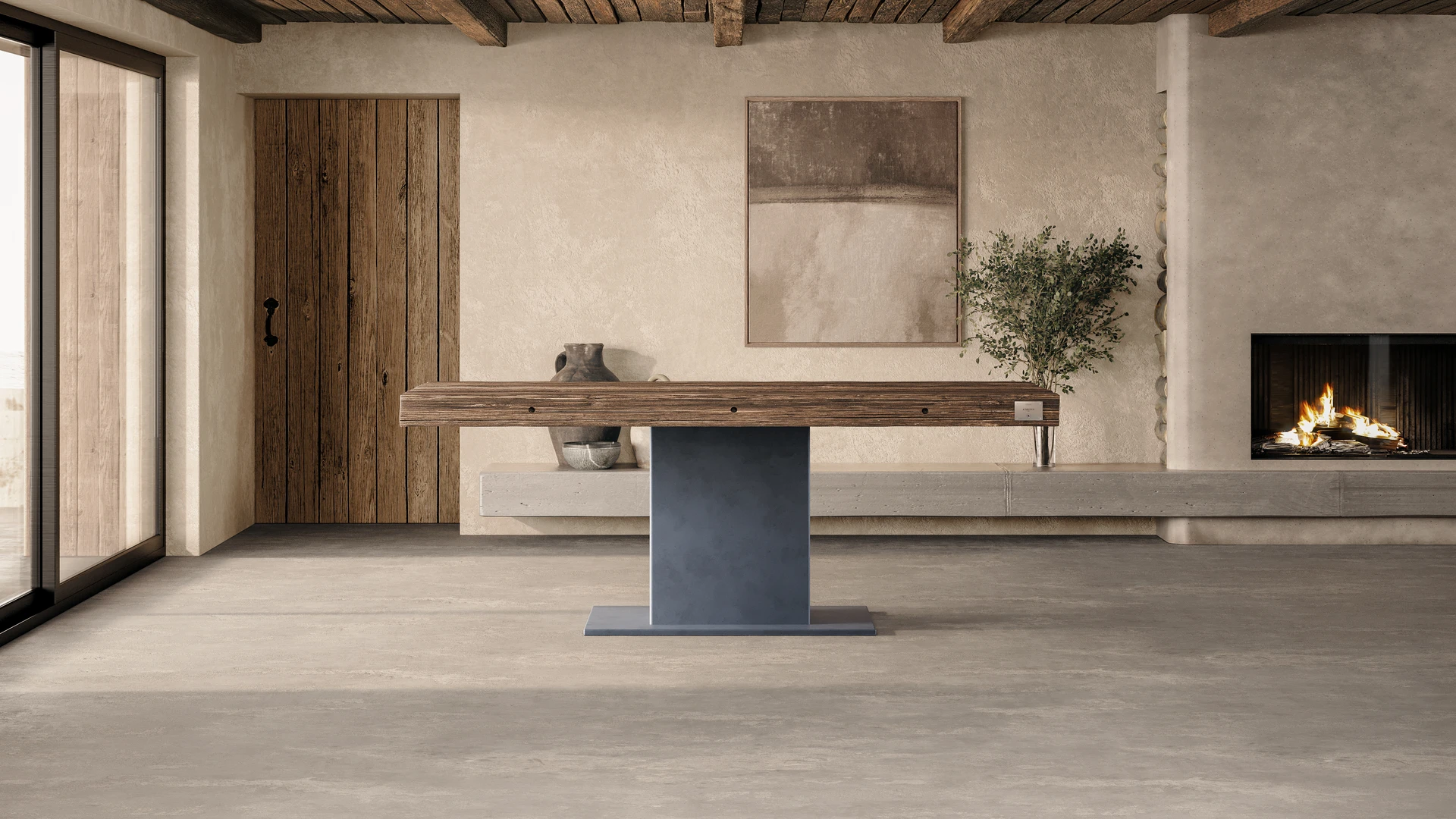 Bocuse tables à manger intérieur chêne brut