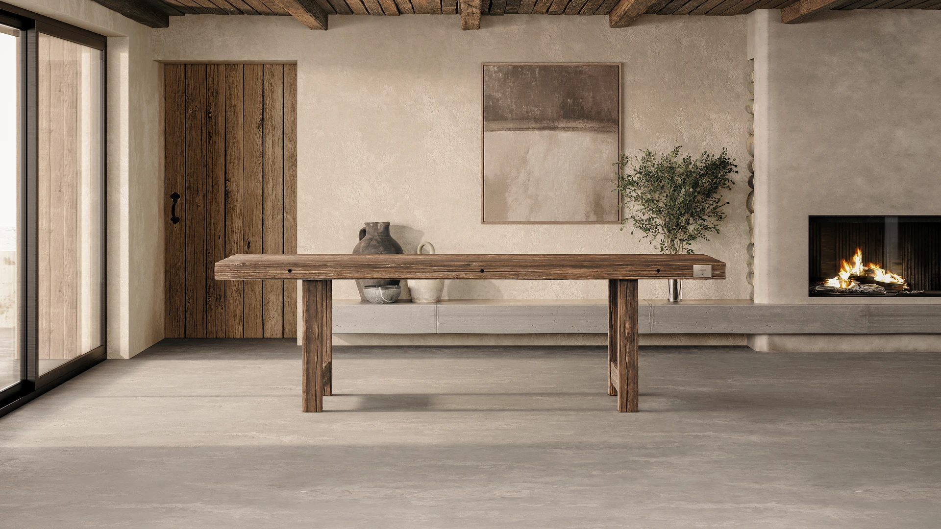 Camus tables à manger intérieur chêne brut