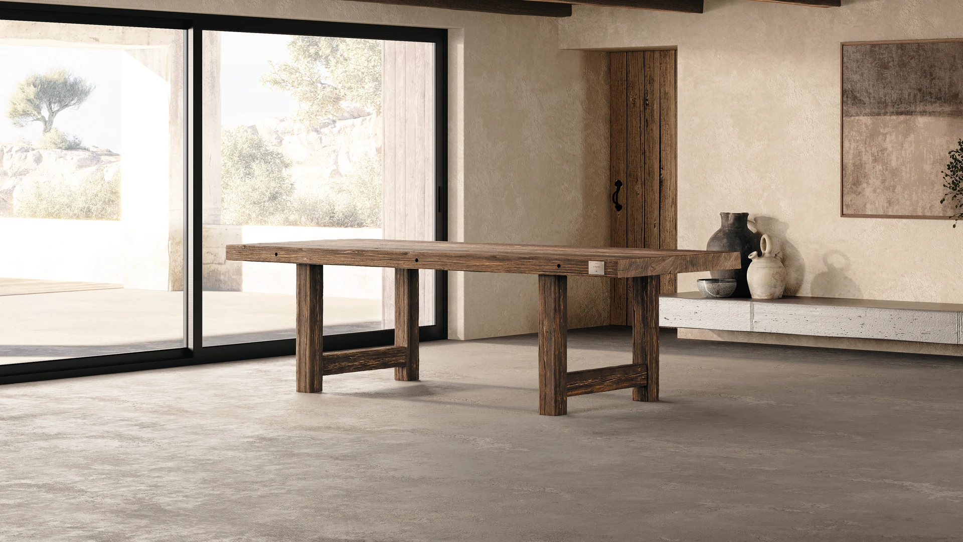 Camus tables à manger intérieur chêne brut