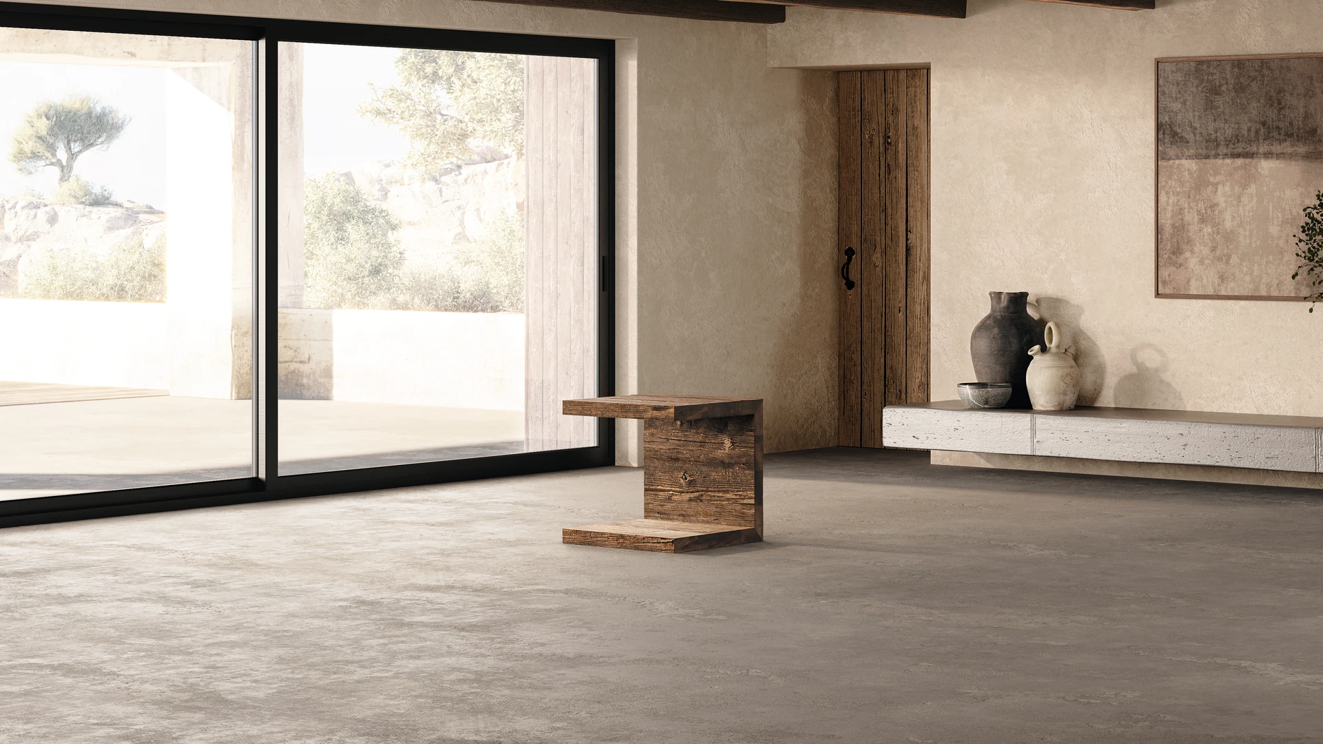 Curie autre mobilier intérieur chêne brut