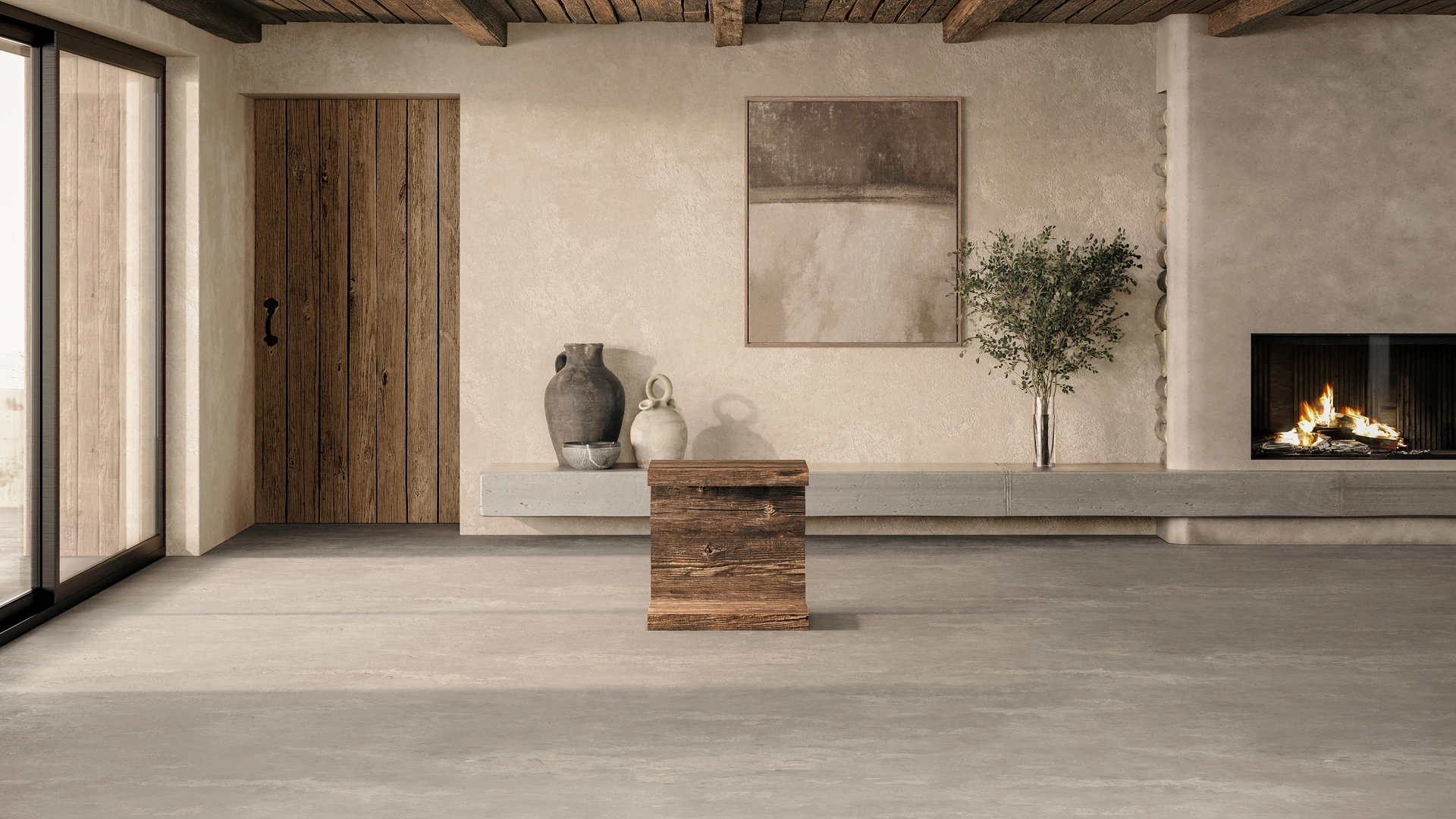 Curie autre mobilier intérieur chêne brut