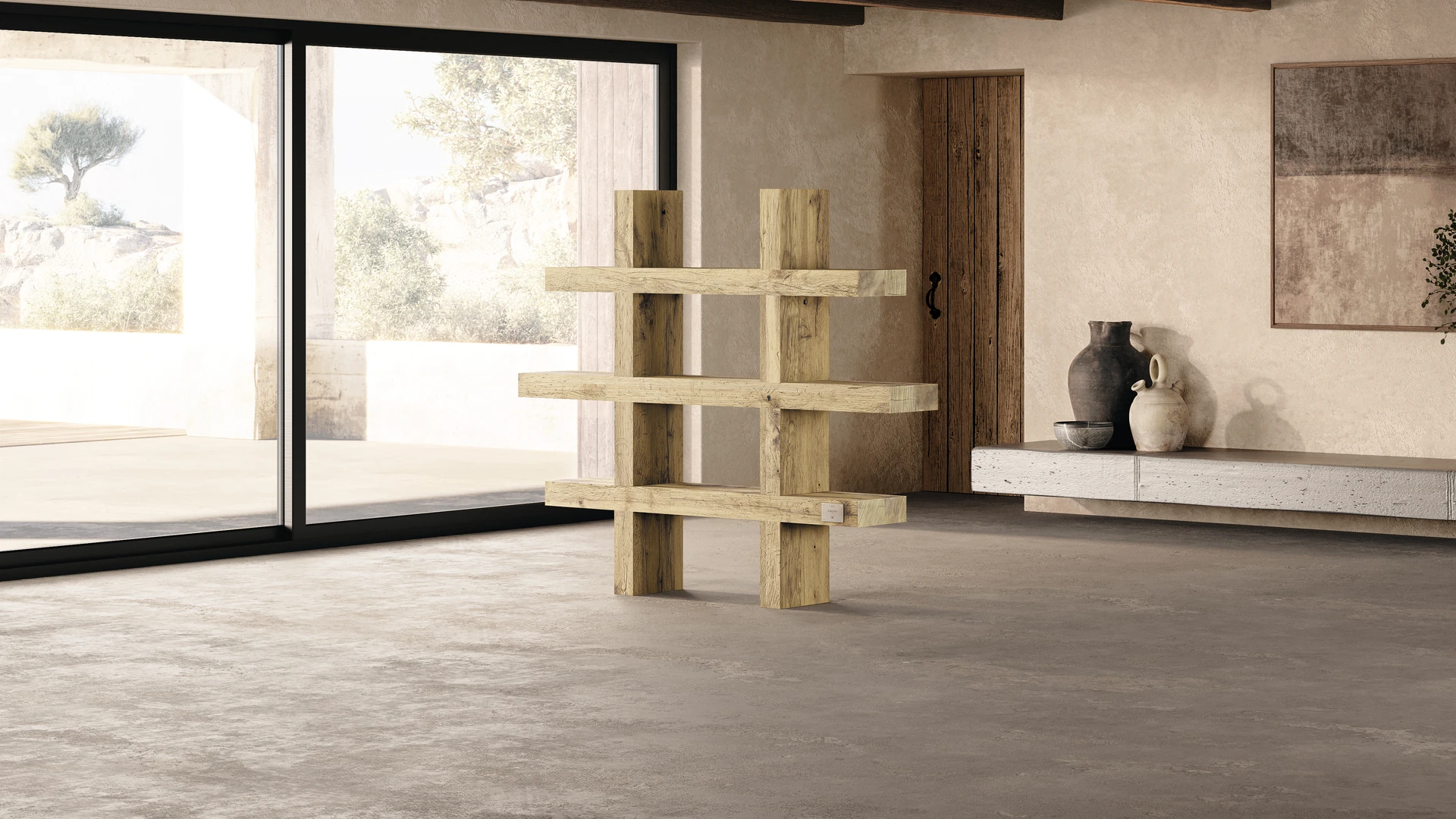 Molière autre mobilier intérieur chêne raboté