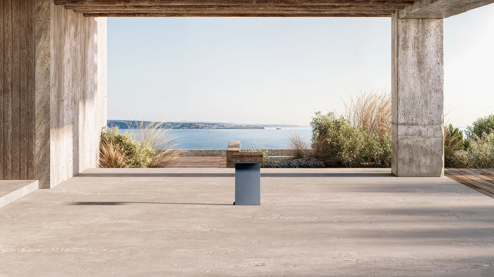 Moulin tabourets extérieur chêne brut