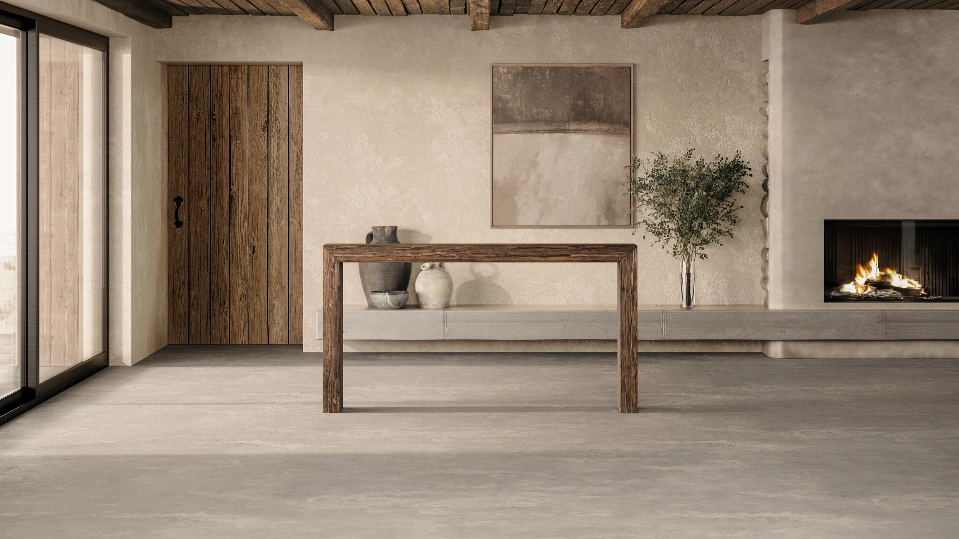 Sartre autre mobilier intérieur chêne brut